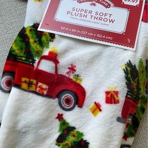 Christmas throw 50in x 60in